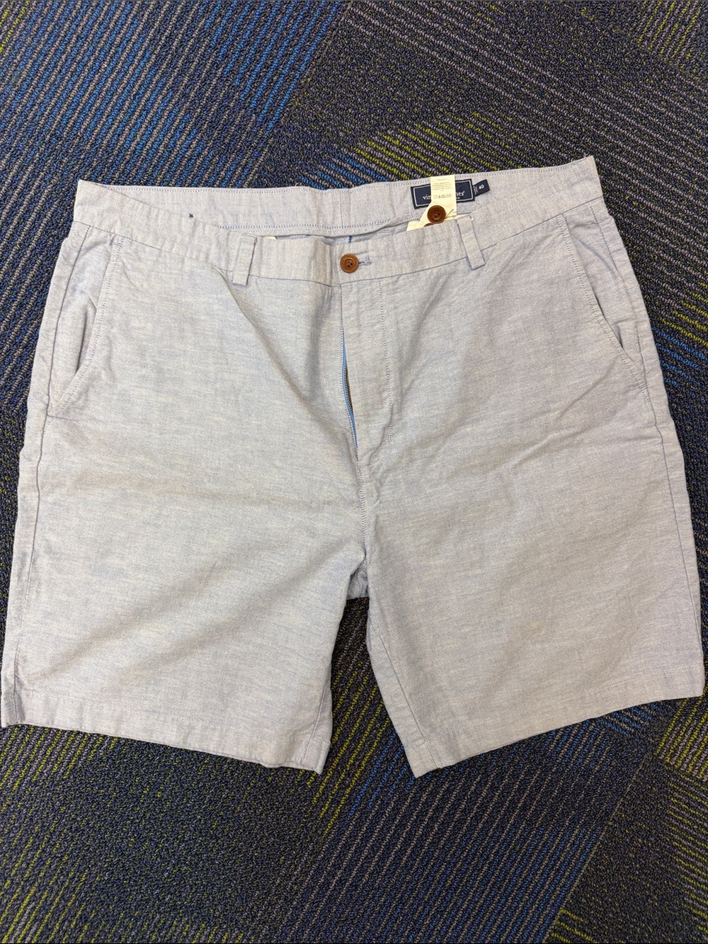 Vineyard vine Men's Light blue/Gray Casual Shorts - Classic Summer Style
